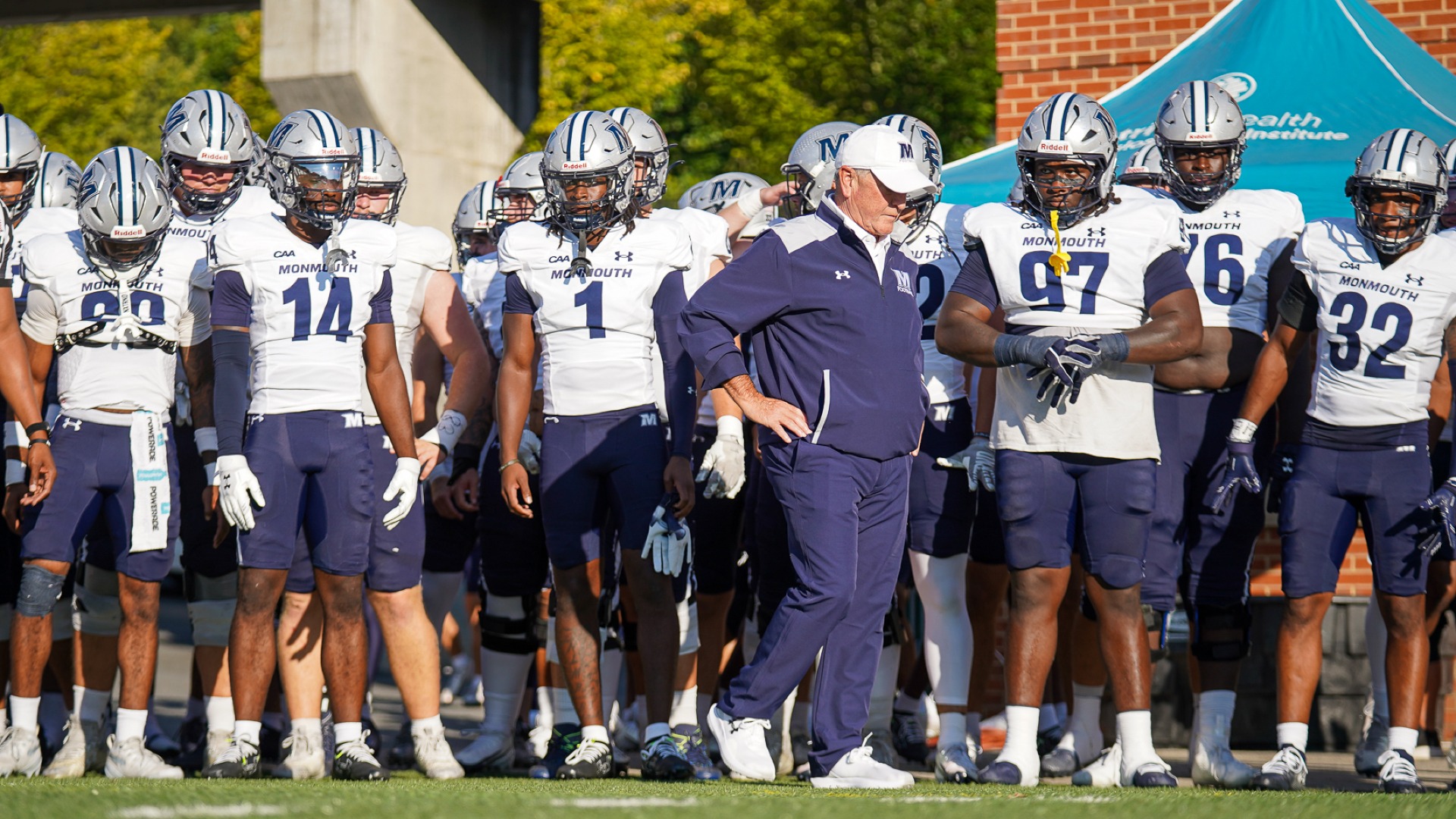 Kevin Callahan Pregame Charlotte, Monmouth Football at Charlotte 9-13-25 RS