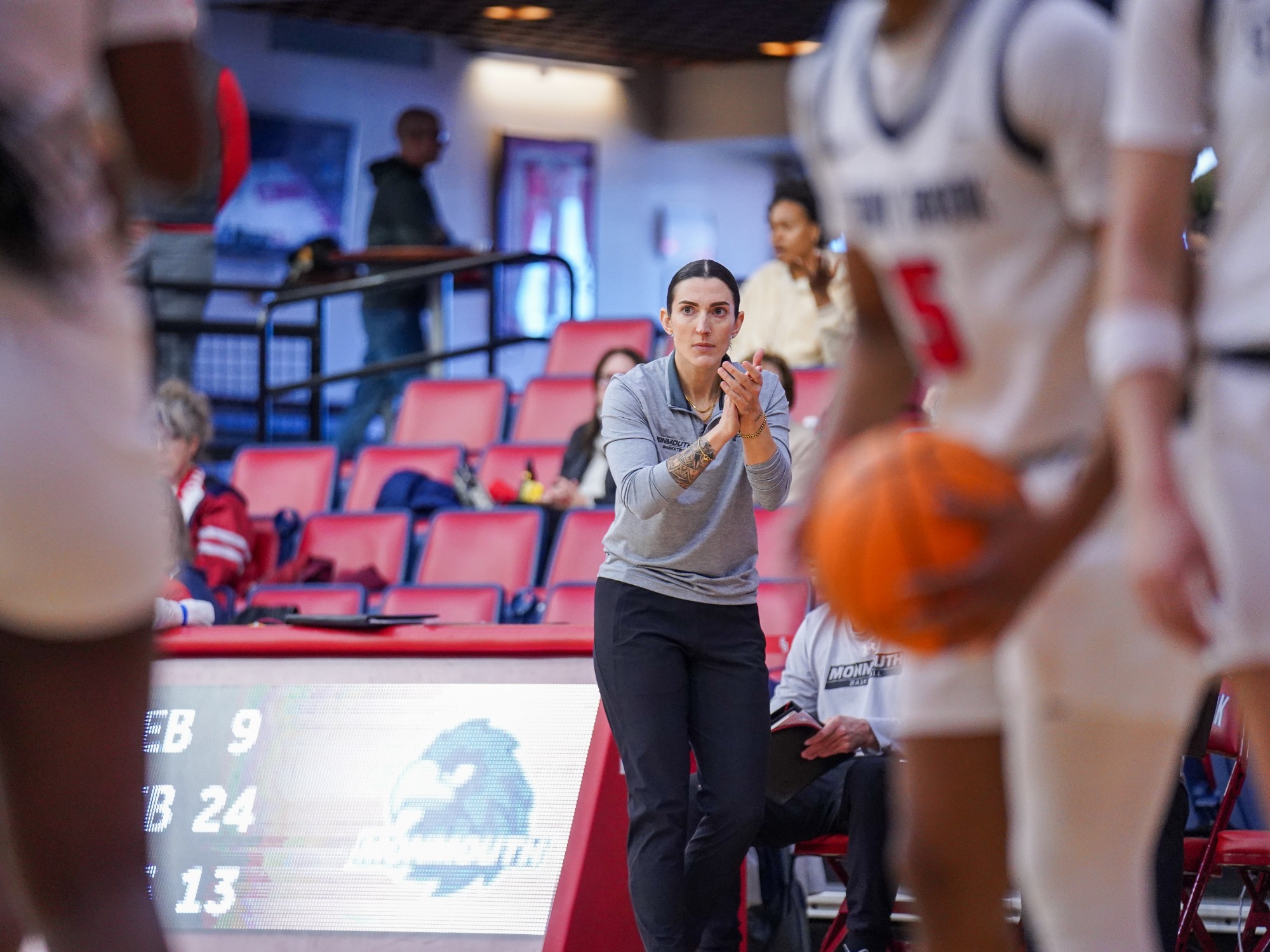 Cait Wetmore, Monmouth Women's Basketball at Stony Brook 3-2-25 RS