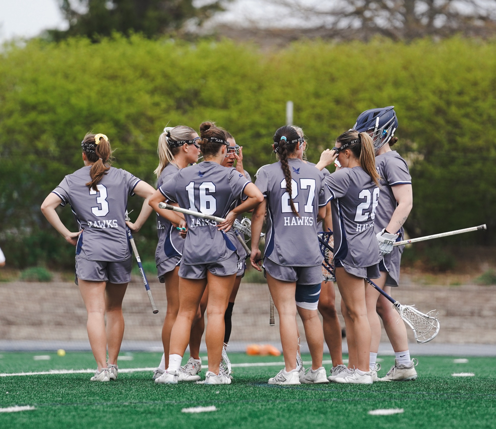 Women's Lacrosse Huddle