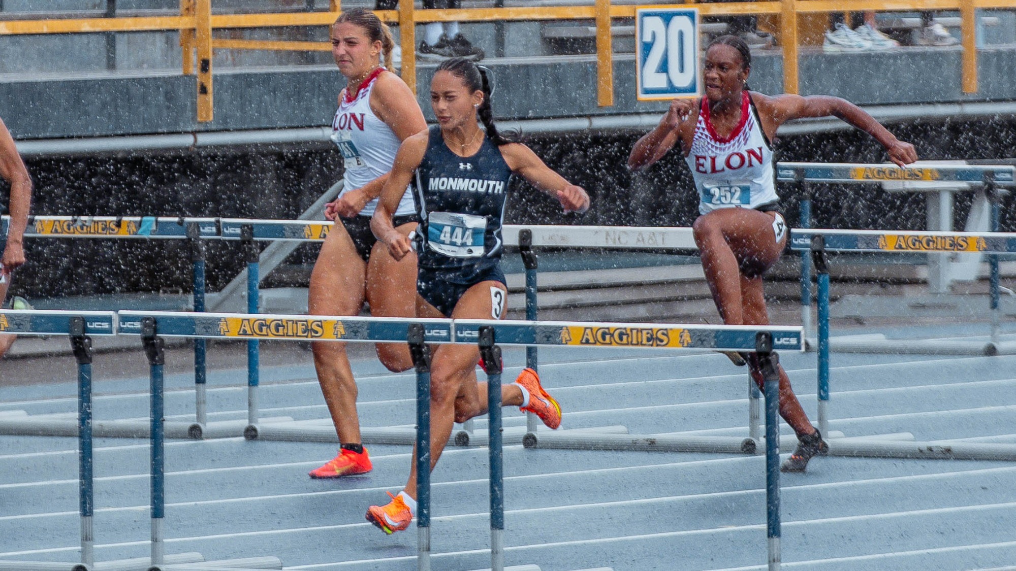 Yasmeen Tinsley in rain