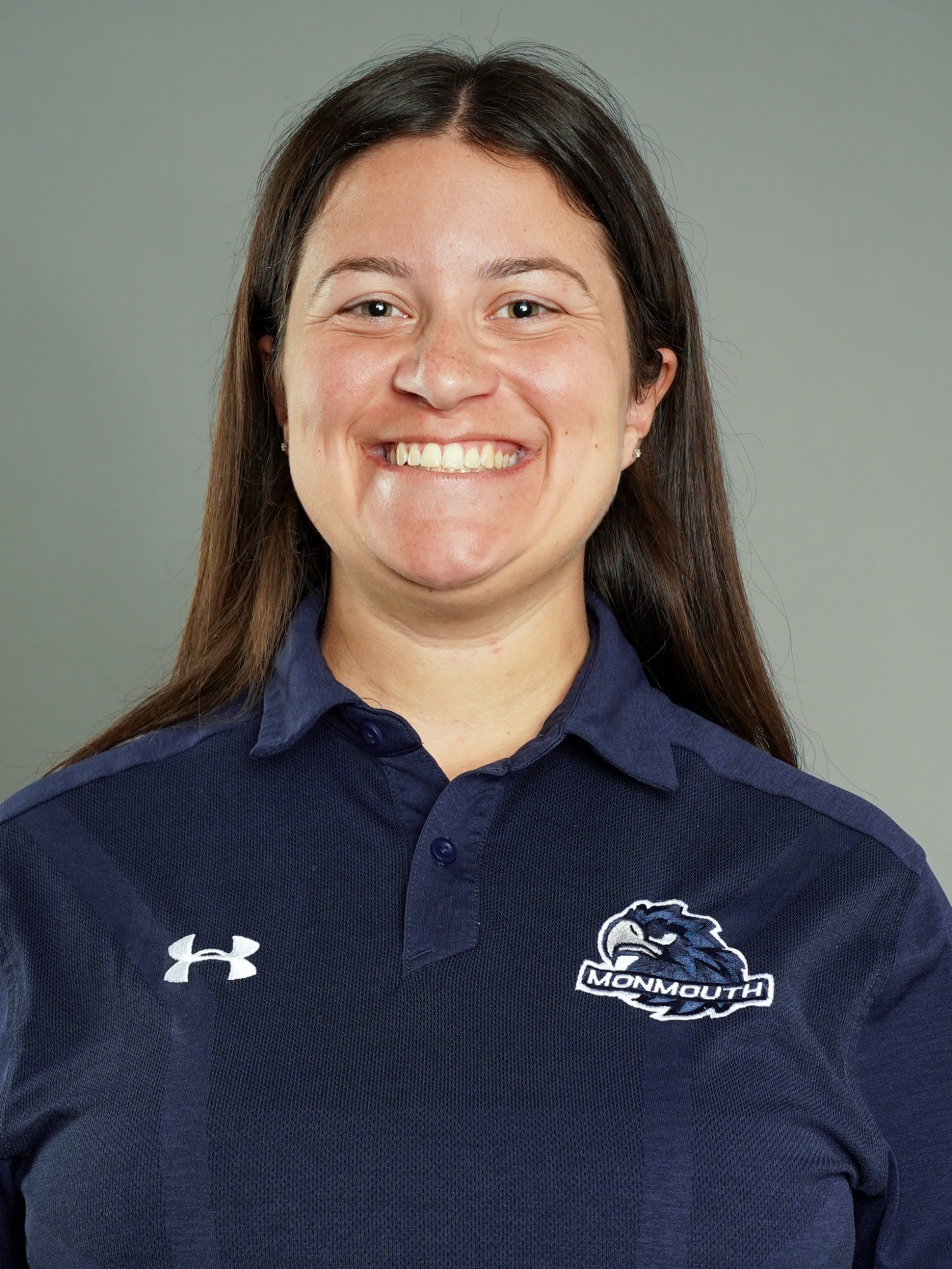 Adriana Scianna HS (head and shoulders mug shot in a blue polo shirt with a Monmouth logo)