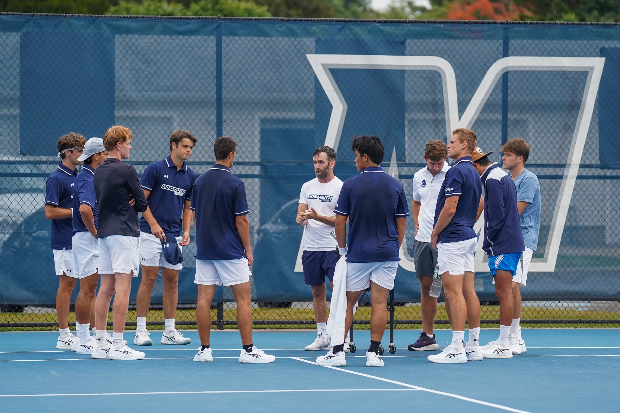 Team Huddle (Men's Tennis vs. St. Joseph's 9.24.25)