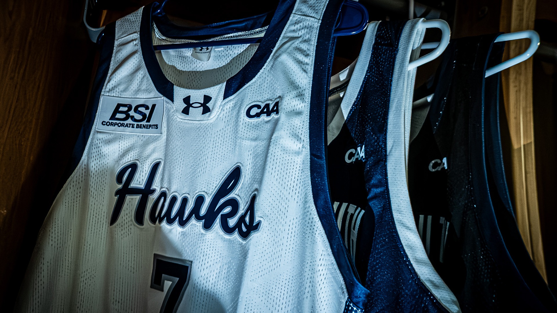Men's Basketball Jersey's with BSI Patches on them
