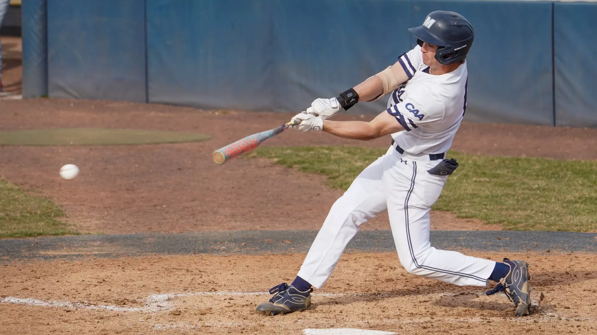 Colin Richter swings the bat (Base vs. Stony Brook 3.20.26)