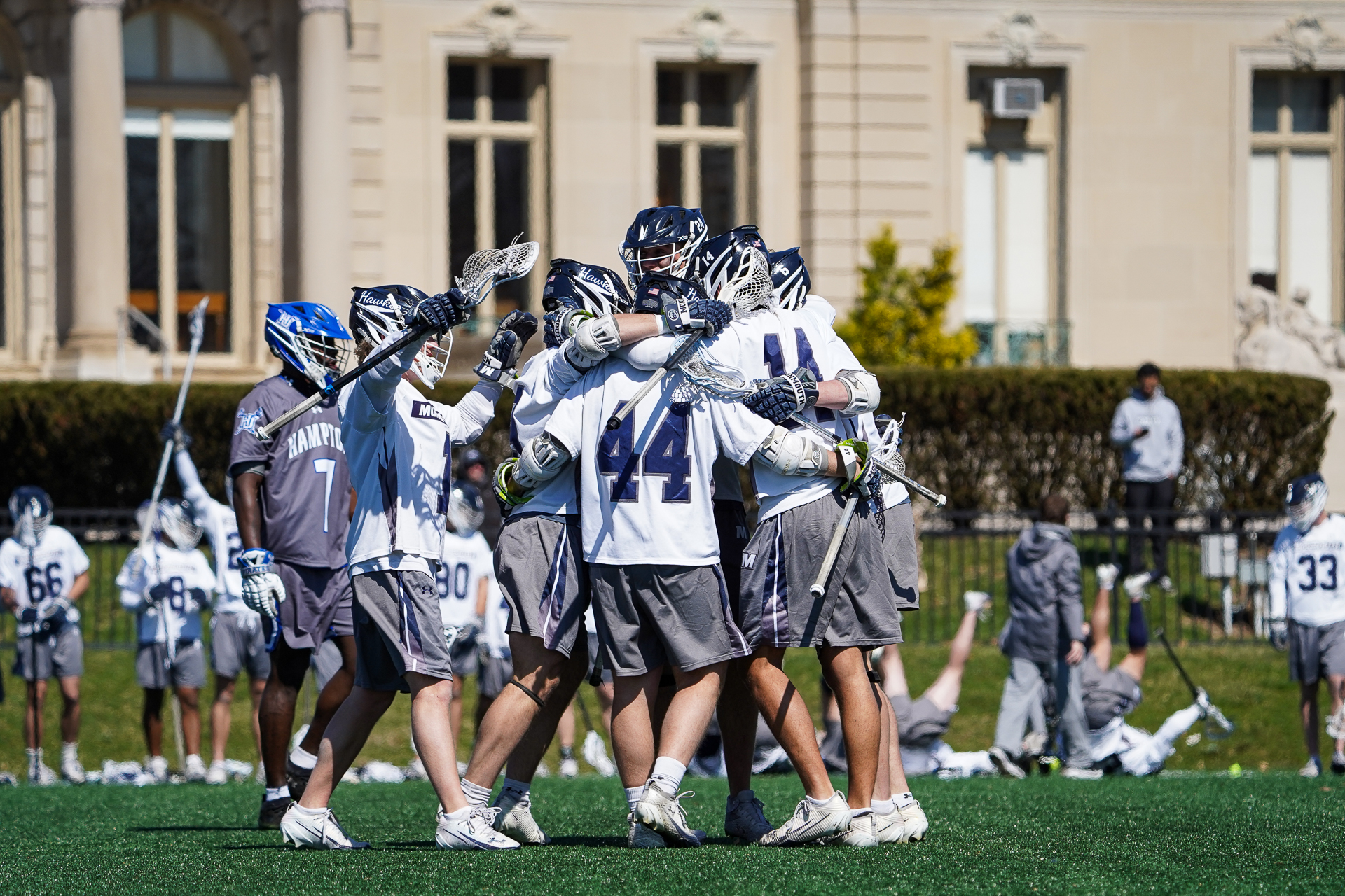 Ty Caffarelli 100th Career Goal, Monmouth Men's Lacrosse vs. Hampton 3-28-26 LH
