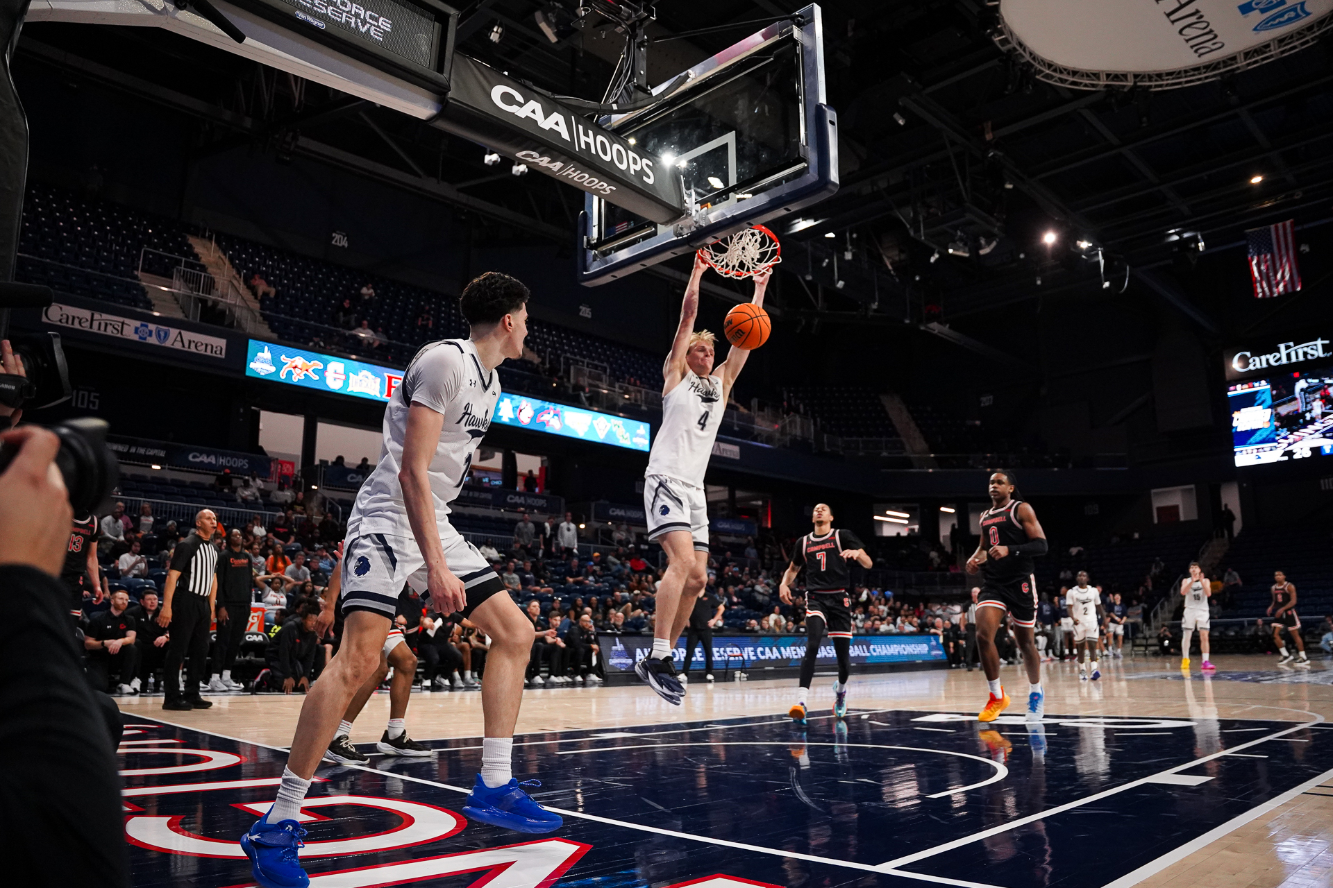 Andrew Ball, #4 Monmouth Men's Basketball vs. #9 Campbell at 2026 CAA Championships 3-9-26 RS