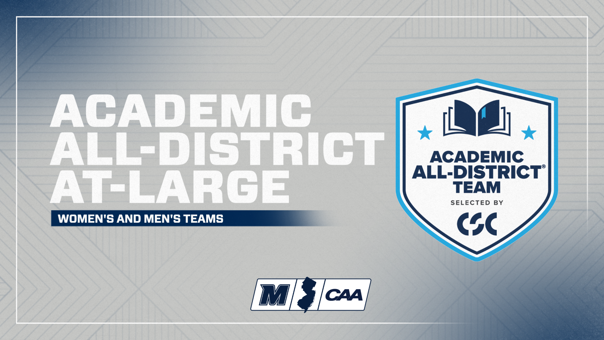 CSC Academic All-District At-Large main story graphic