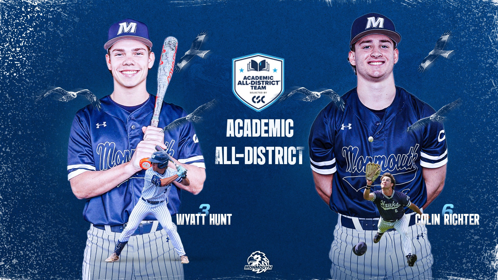 Baseball CSC All-District Wyant Hunt and Colin Richter
