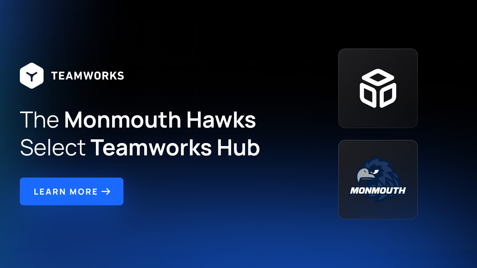 Monmouth Teamworks partnership main story graphic