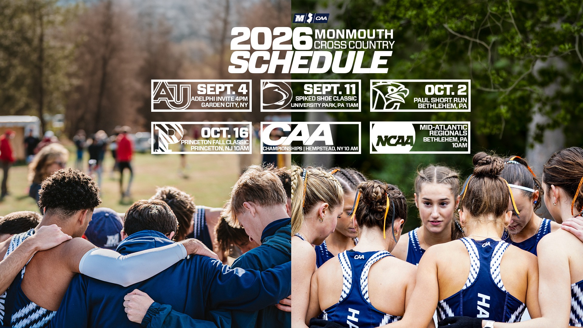Cross Country 2026 Fall Schedule Main Story graphic