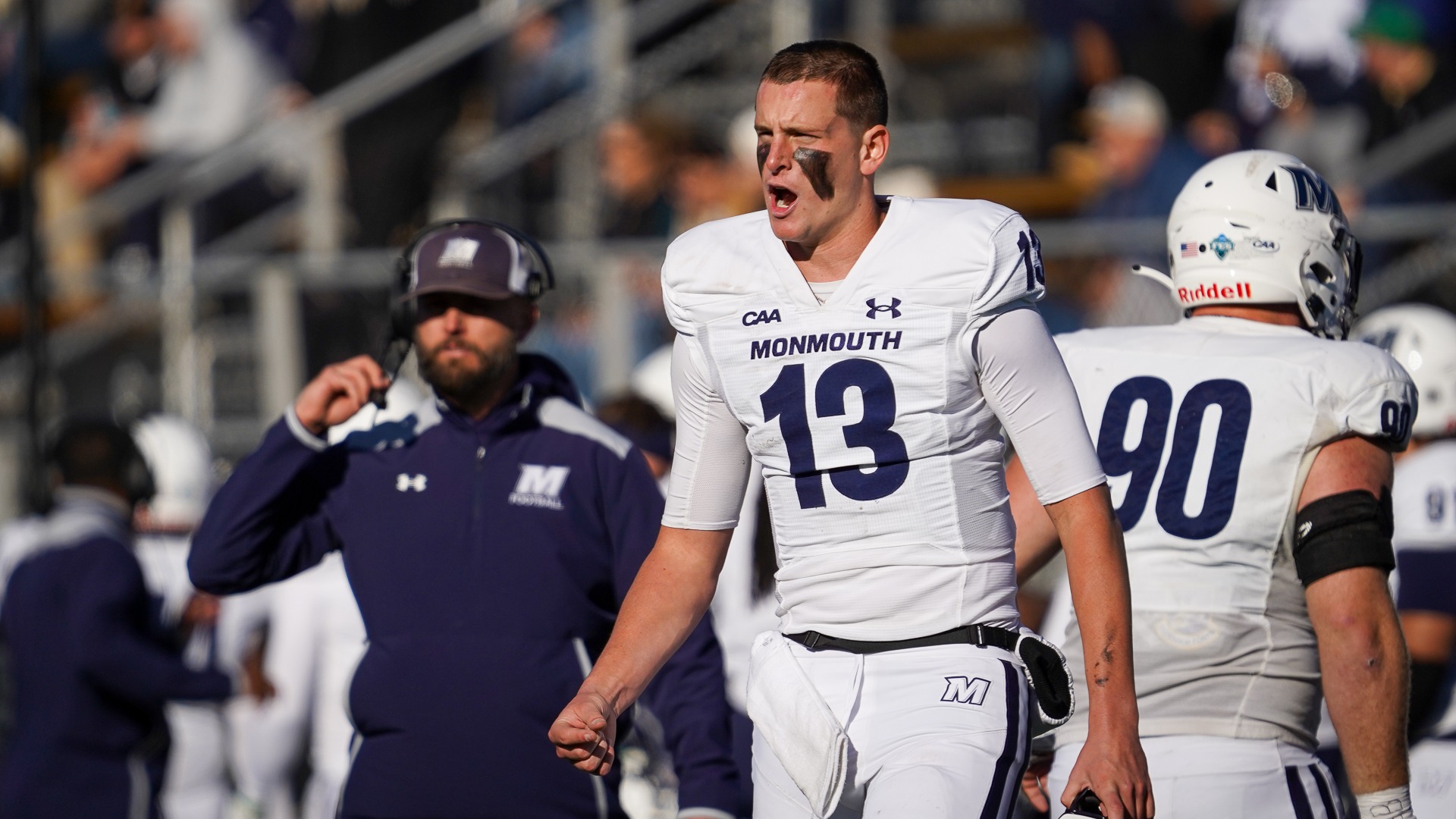 Frankie Weaver, Monmouth Football at Bryant 11-1-25 RS