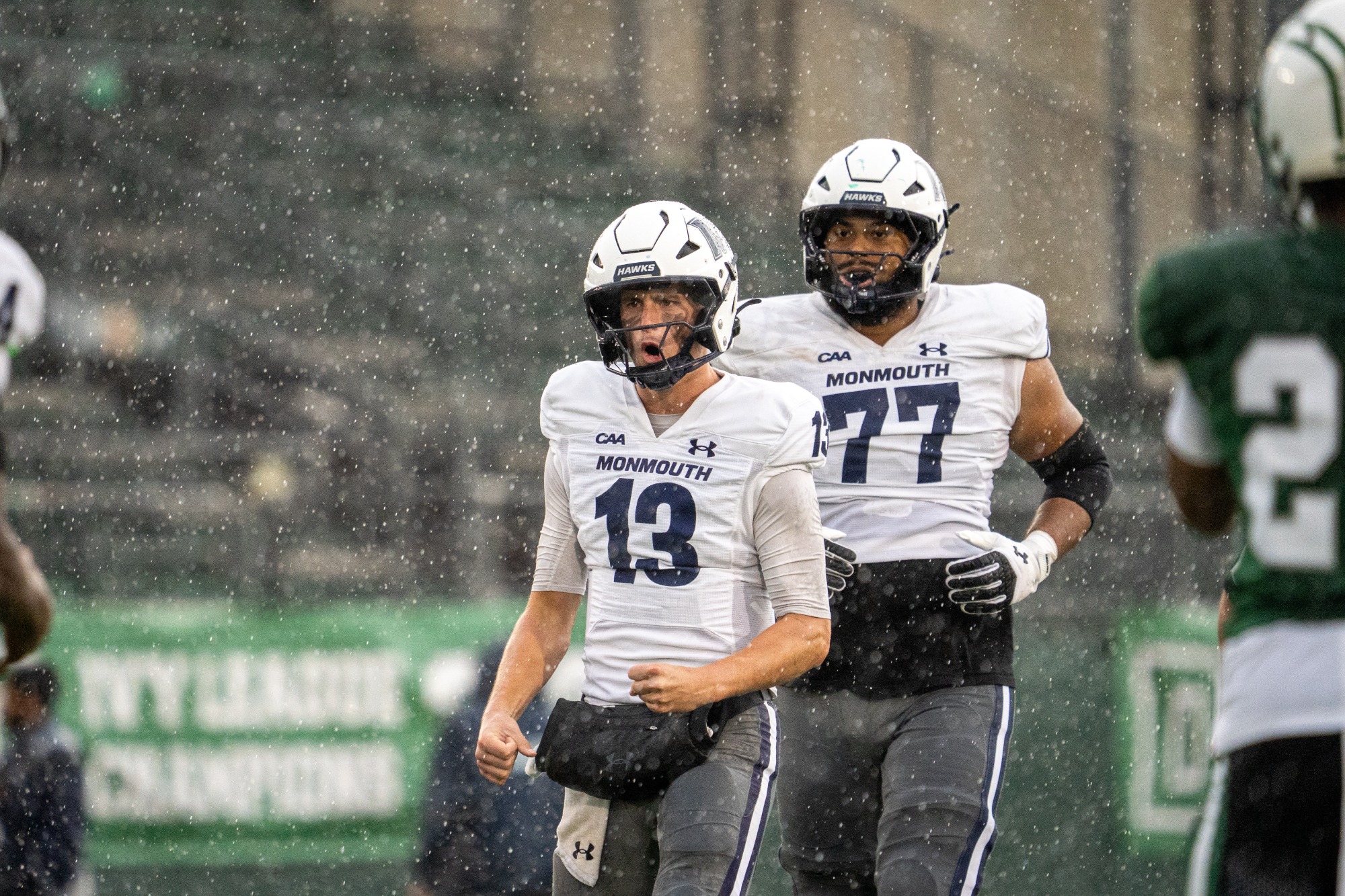 Frankie Weaver, Monmouth Football at Dartmouth 9-26-26 RS