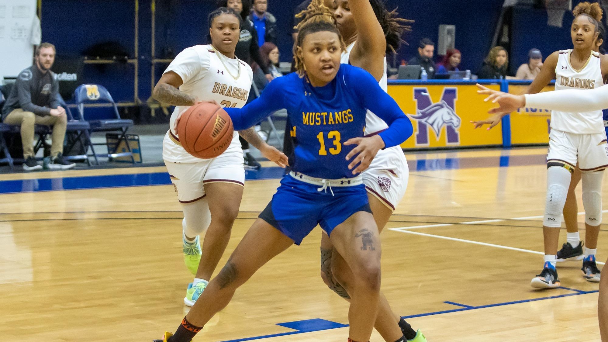 Monroe Mustangs Women’s Basketball Falls Late to Div. II No. 1 CCBC