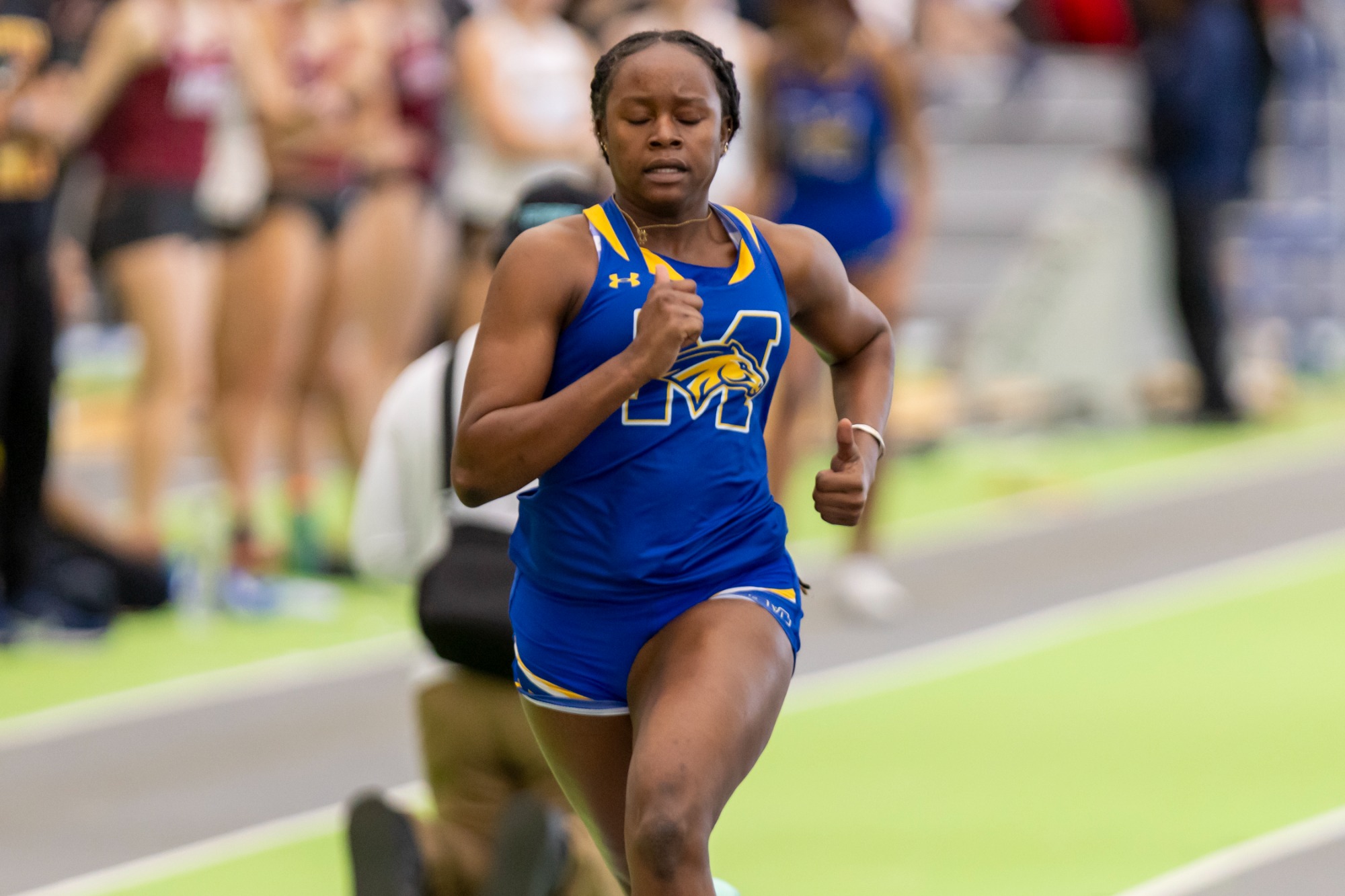 Kettia Ambrose Women's Indoor Track and Field Monroe College Athletics