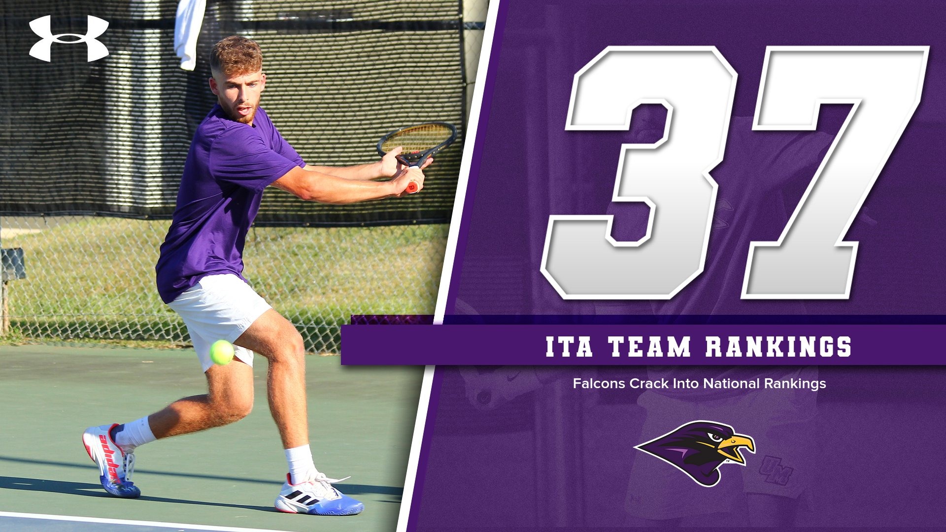 Falcons Rank 37th in ITA Men's Tennis Rankings University of