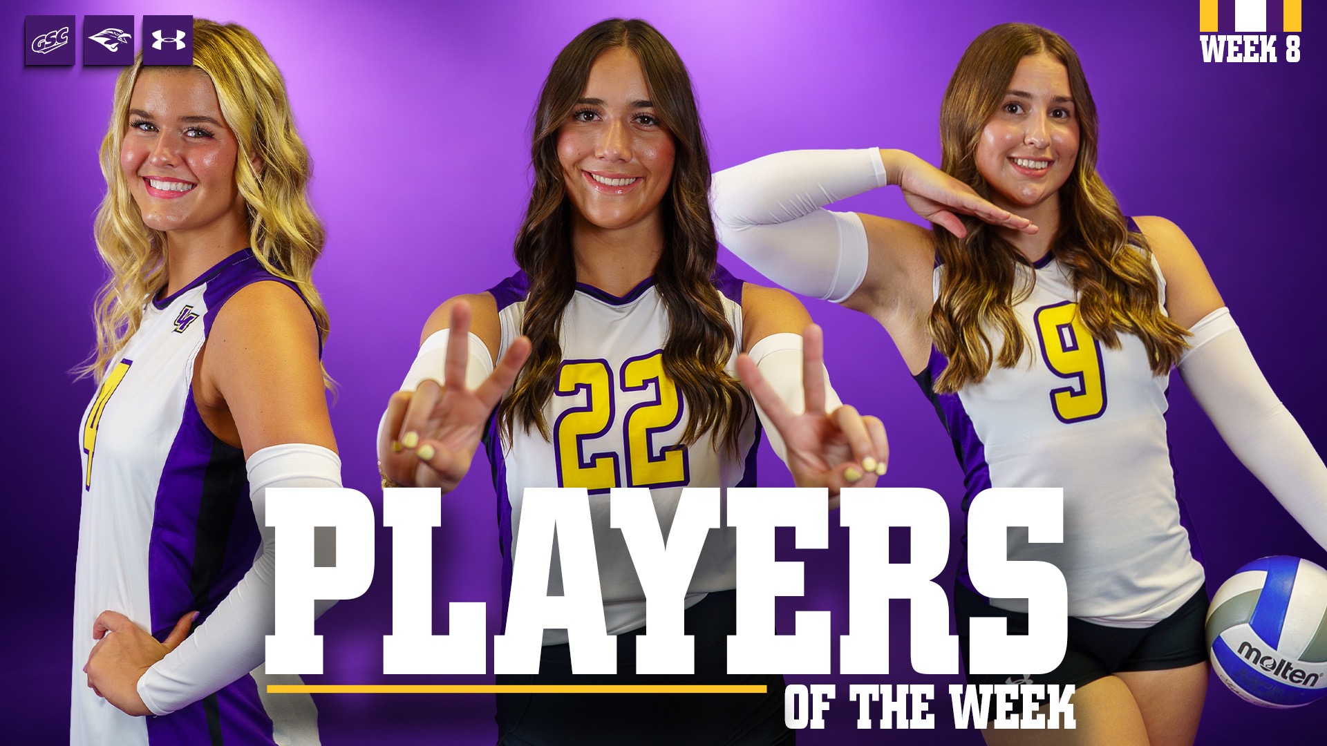 Week 8 Volleyball Player of the Weeks