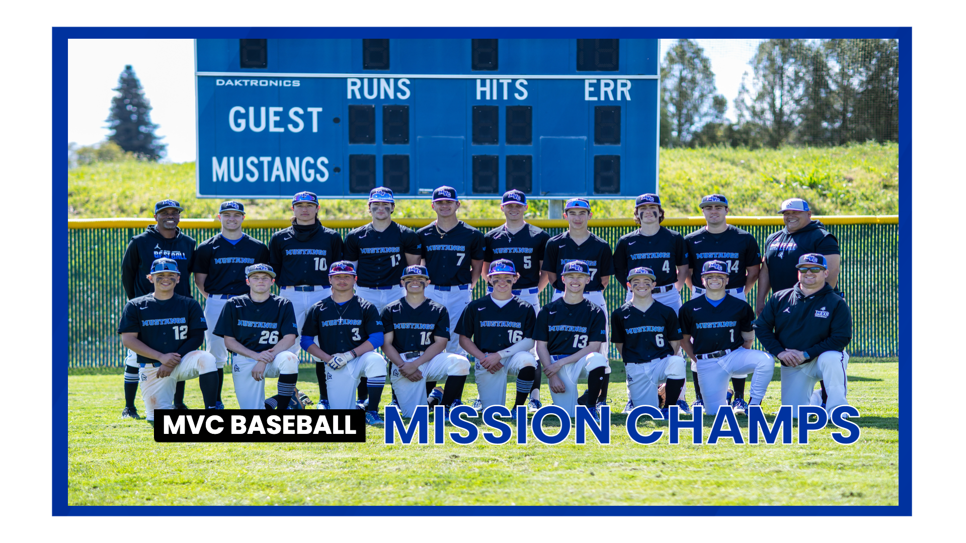Baseball Mission Division Champions