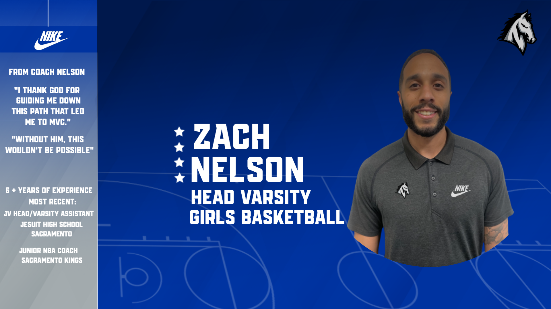 Zach Nelson Girls Basketball Coach