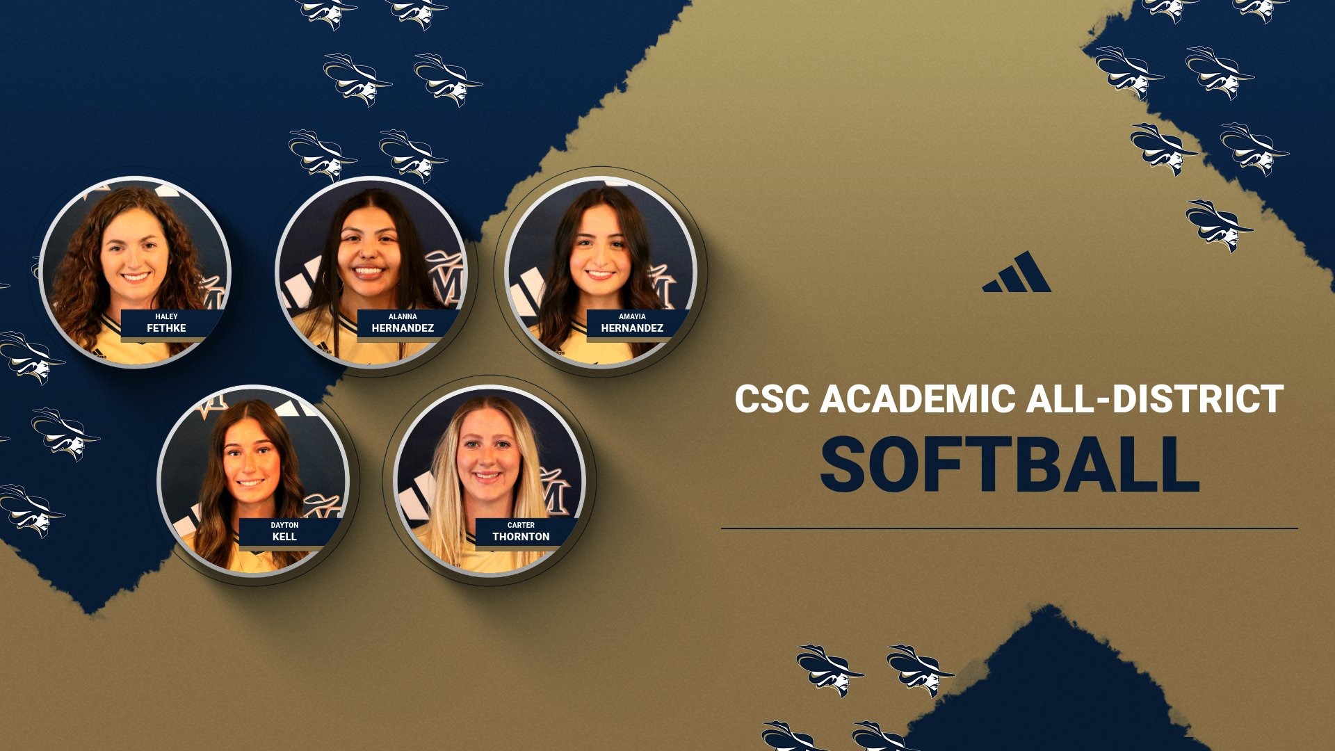 SB CSC Academic All-District Team 052725