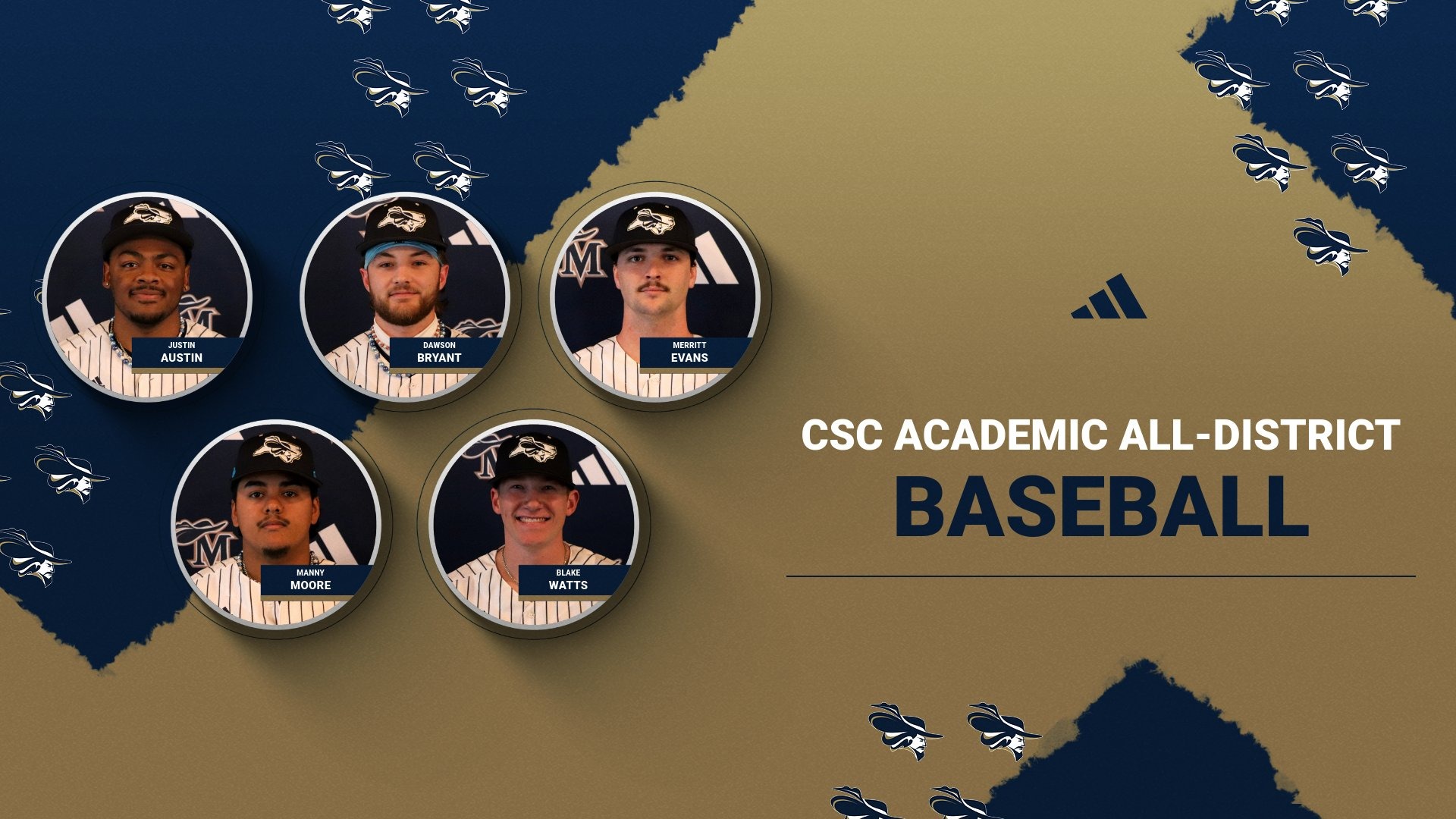 BASE CSC Academic All-District Team 060325