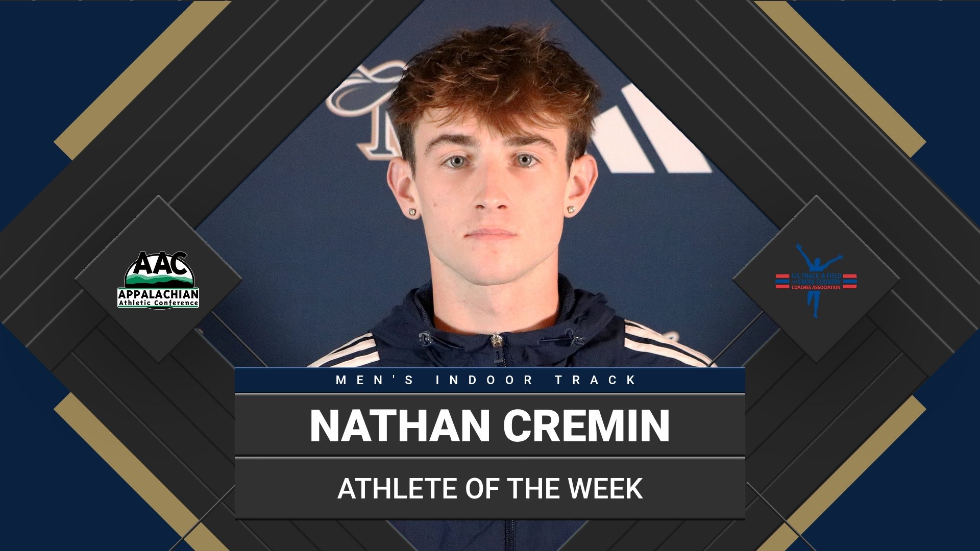 MT&F AAC USTFCCCA Men's Track Athlete of the Week 2-16-26