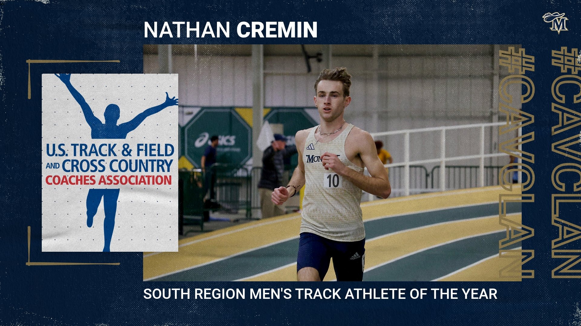MT&F USTFCCCA NAIA South Region Men's Indoor Track Athlete of the Year 2-26-26