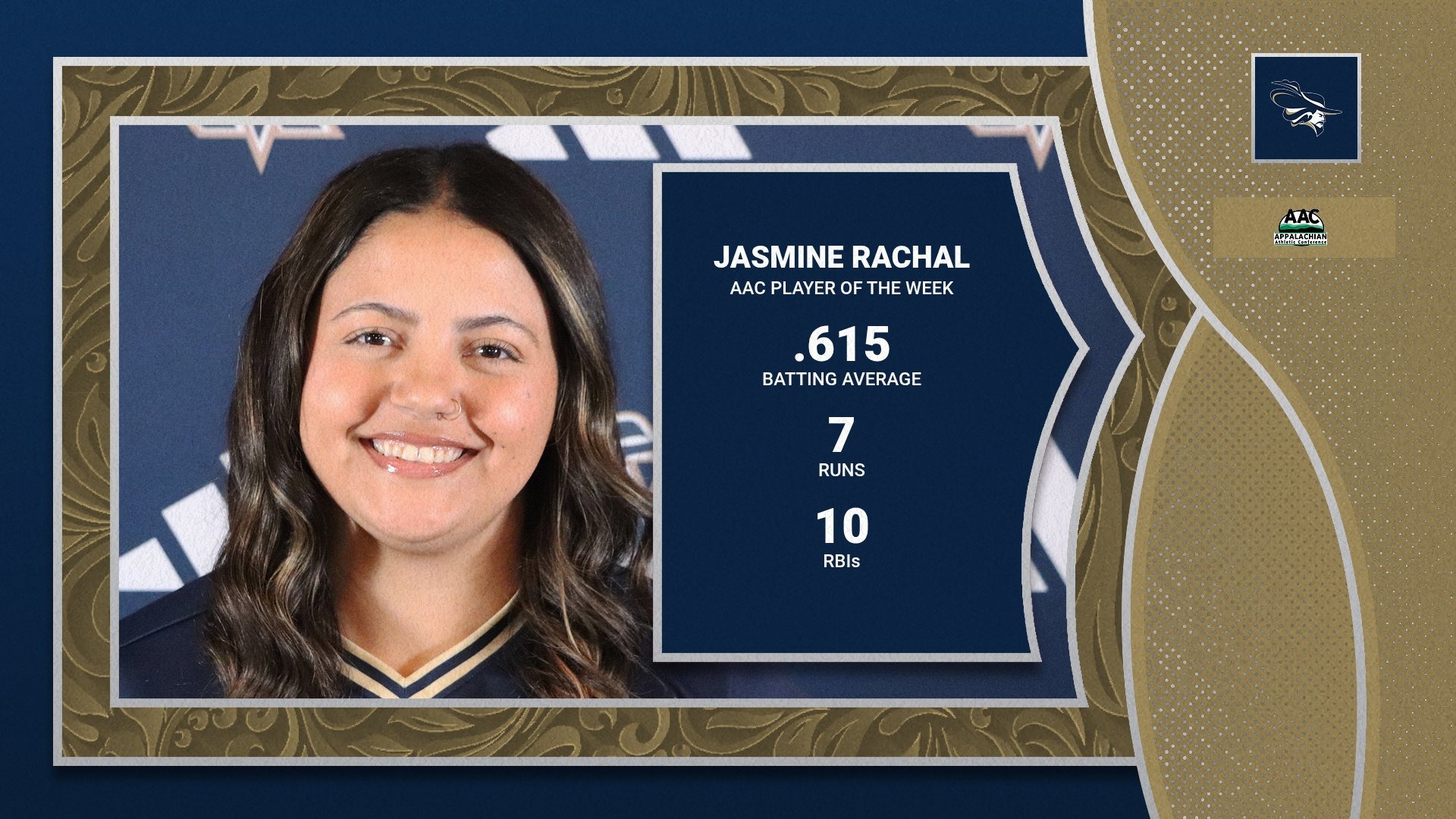 AAC SB Player of the Week 4-13-26