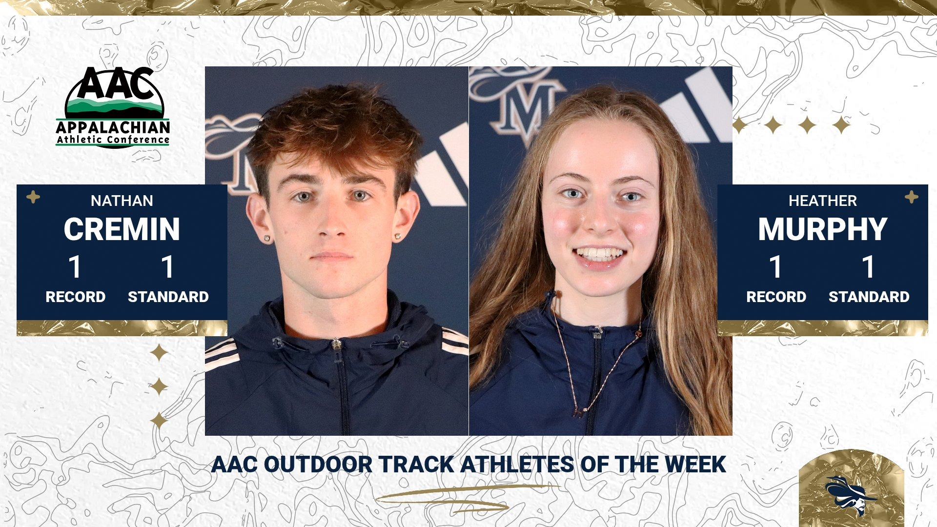 MT&F WT&F AAC Outdoor Track Athletes of the Week 4-20-26
