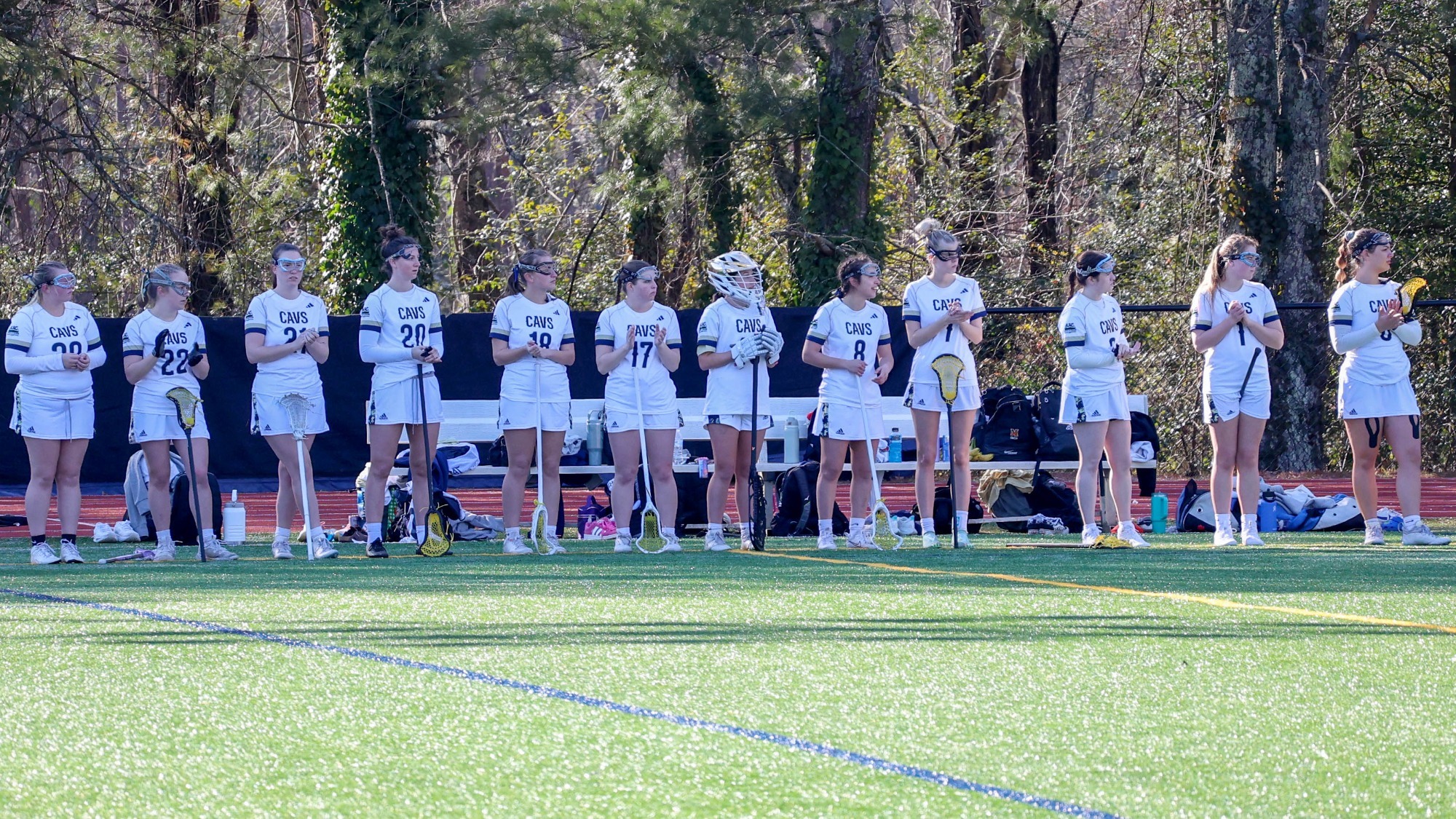 WLAX Lineup vs. North Carolina Wesleyan 021426