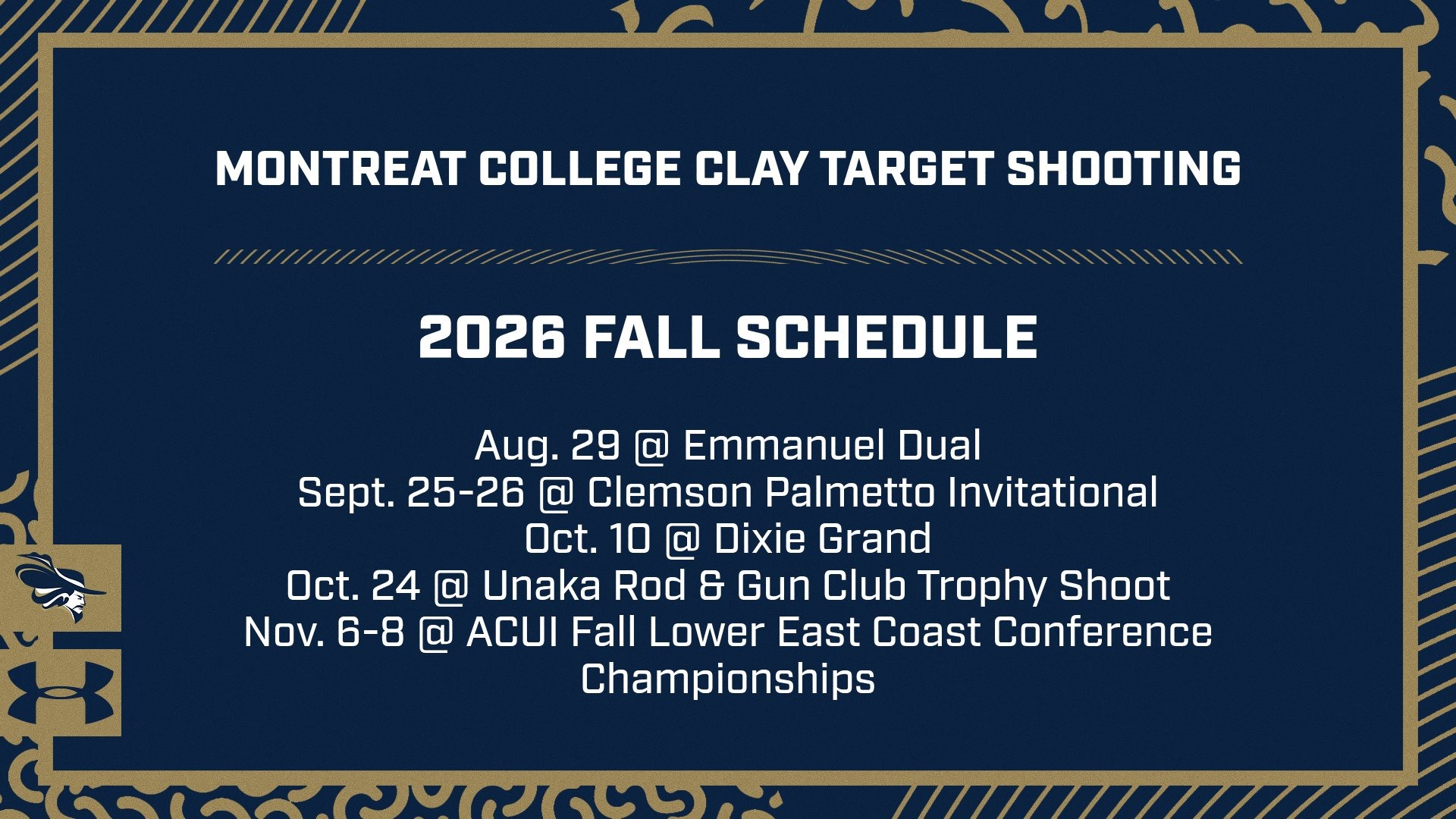 CTS Fall Schedule Release 8-10-26