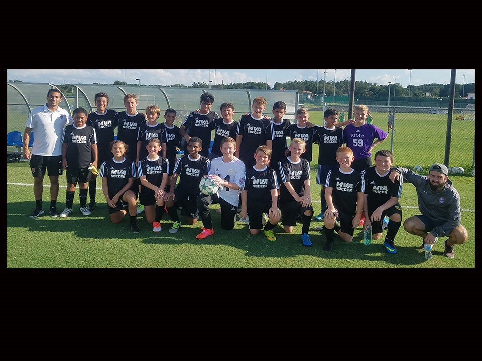 Middle School undefeated soccer team