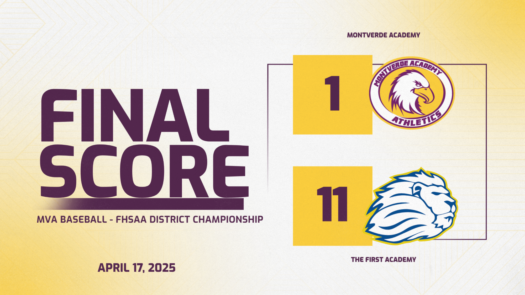 Baseball Loses at TFA