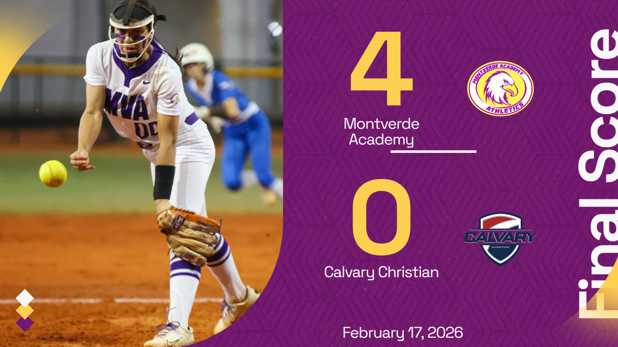 Softball over Calvary