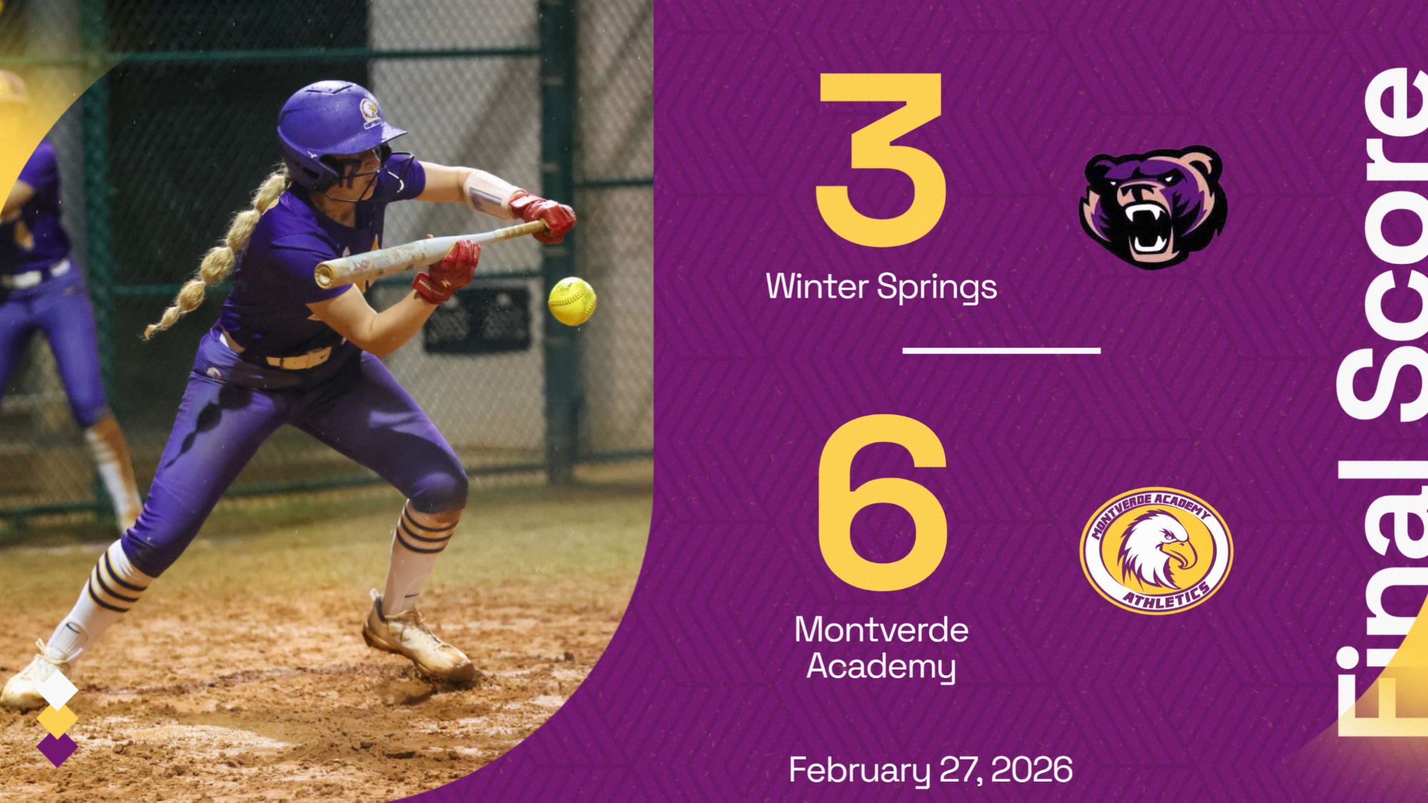 Softball win over Winter Springs