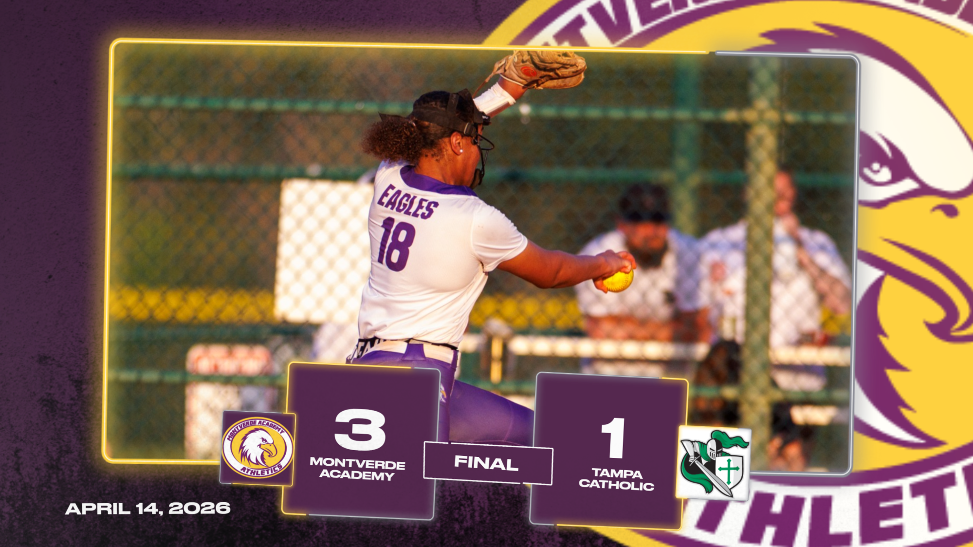 Softball over Tampa Catholic