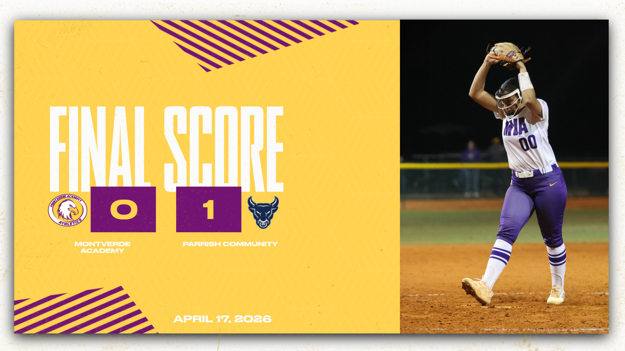 Softball lsoes Parrish