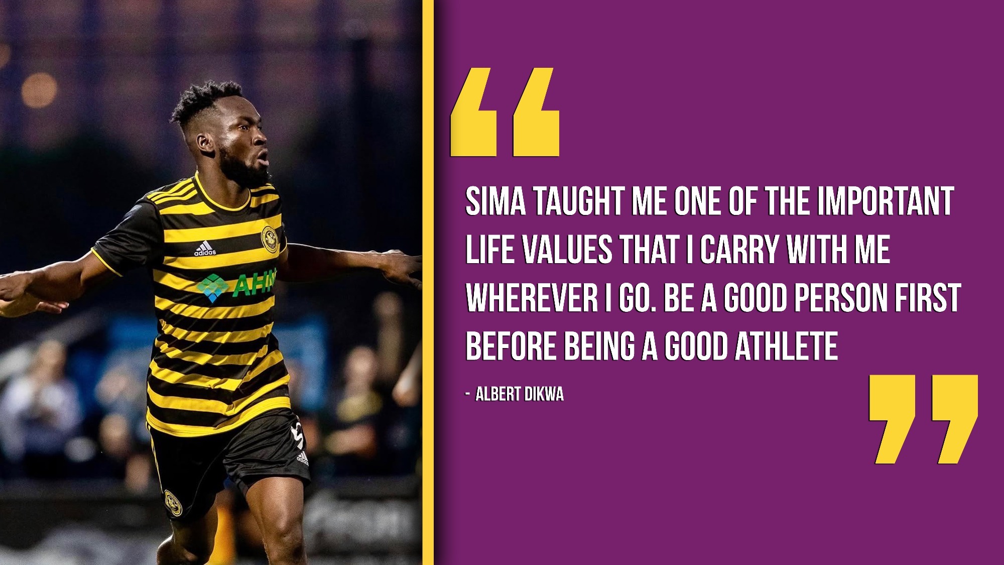 Albert Dikwa SIMA Quote