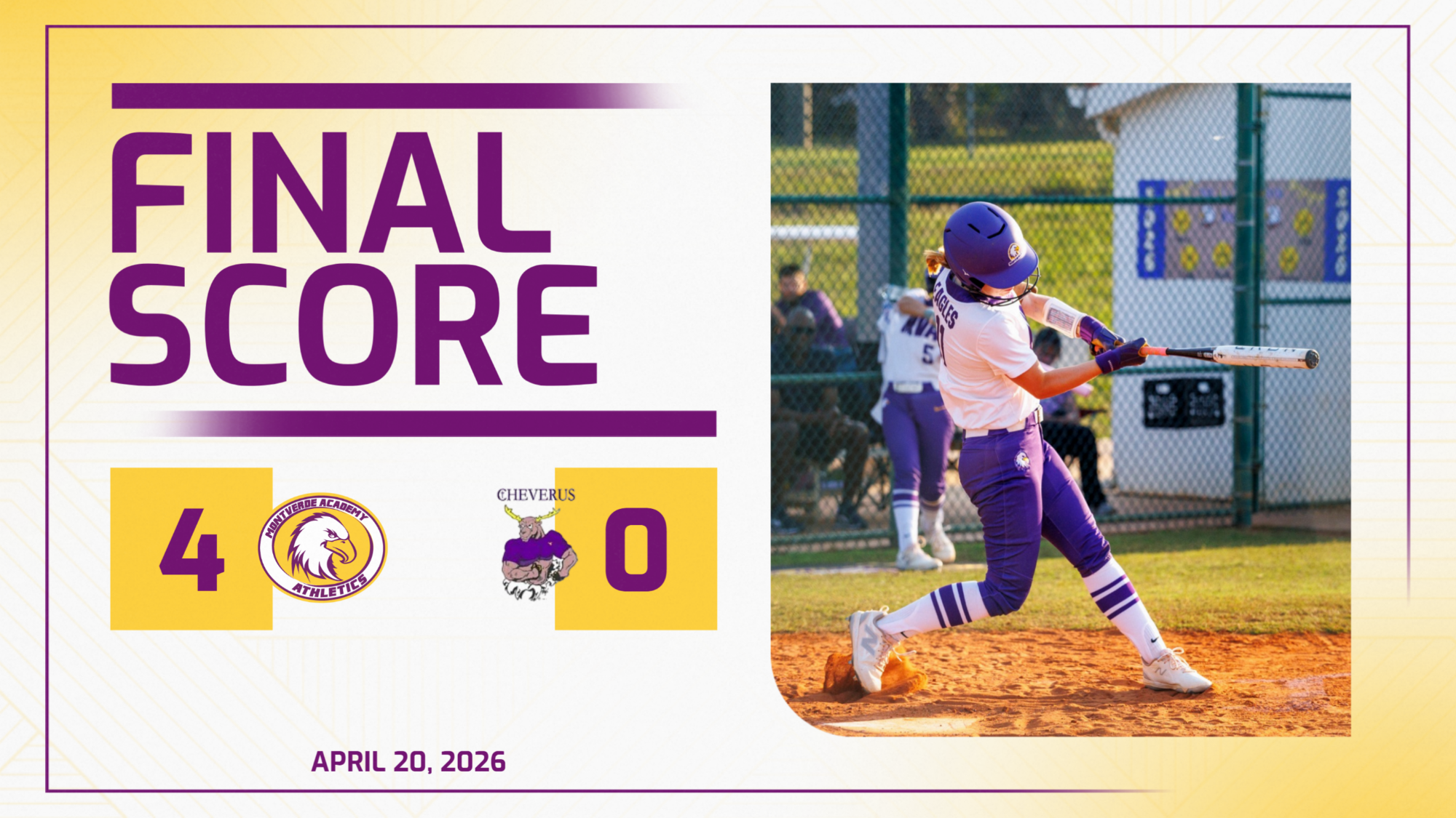 Softball over Cheverus 1