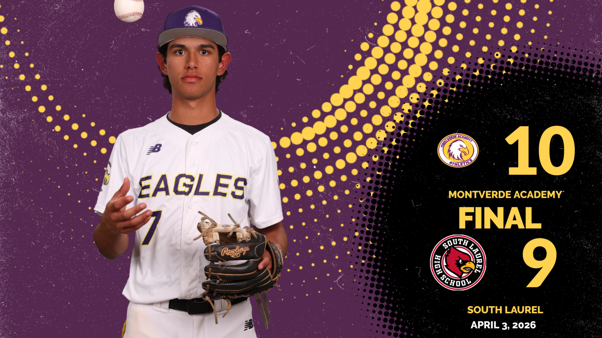 Baseball over South Laurel