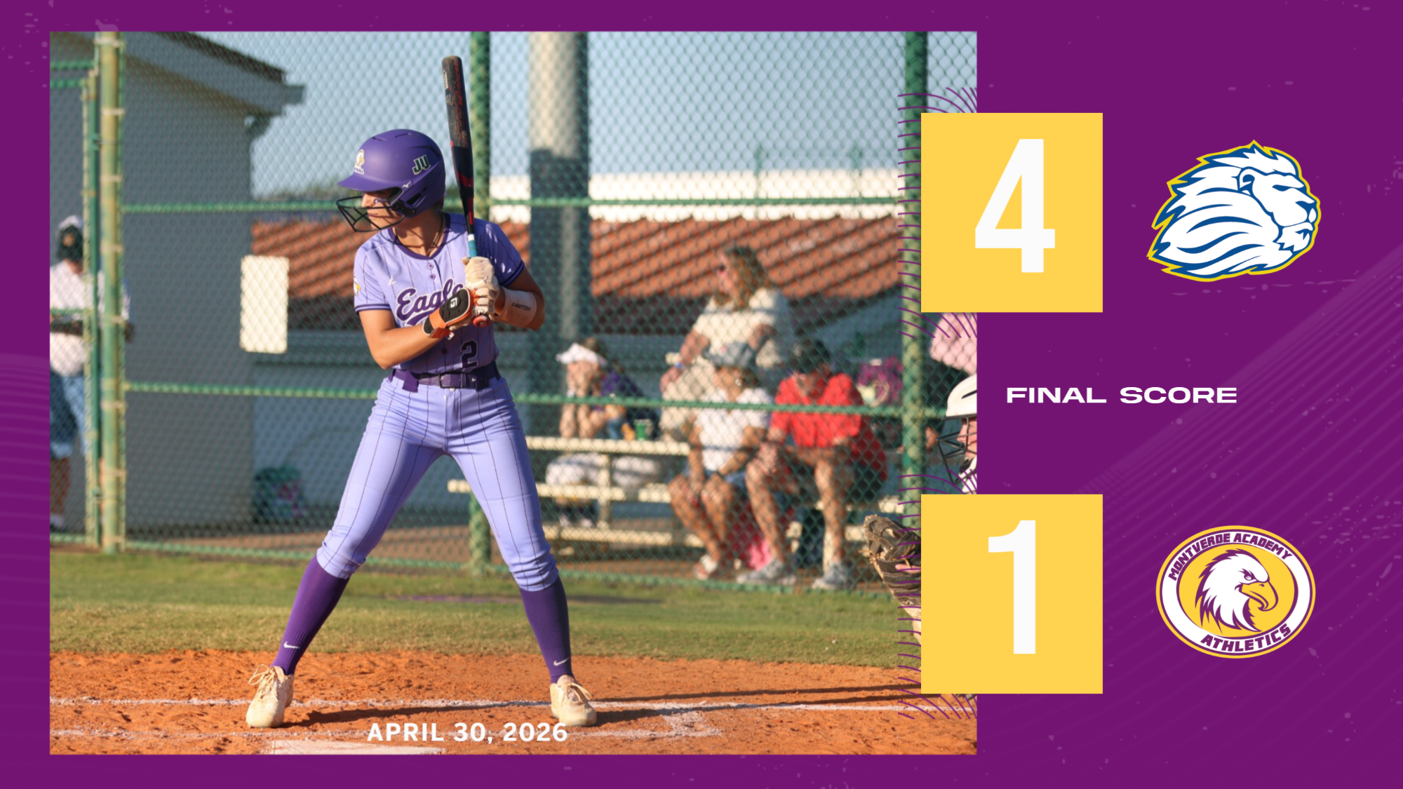 Softball Loses to TFA