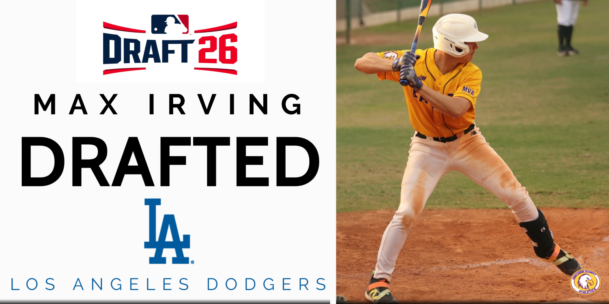 Max Irving Drafted