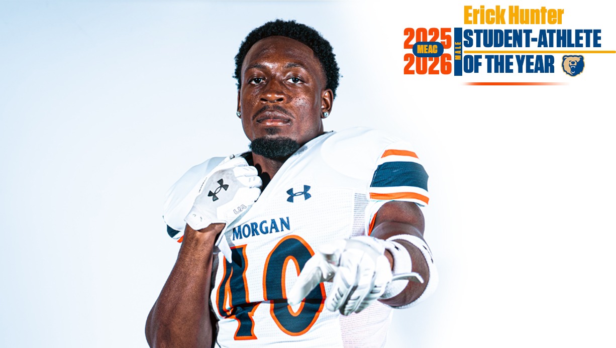Erick Hunter 2025-26 MEAC Male Student-Athlete of the Year