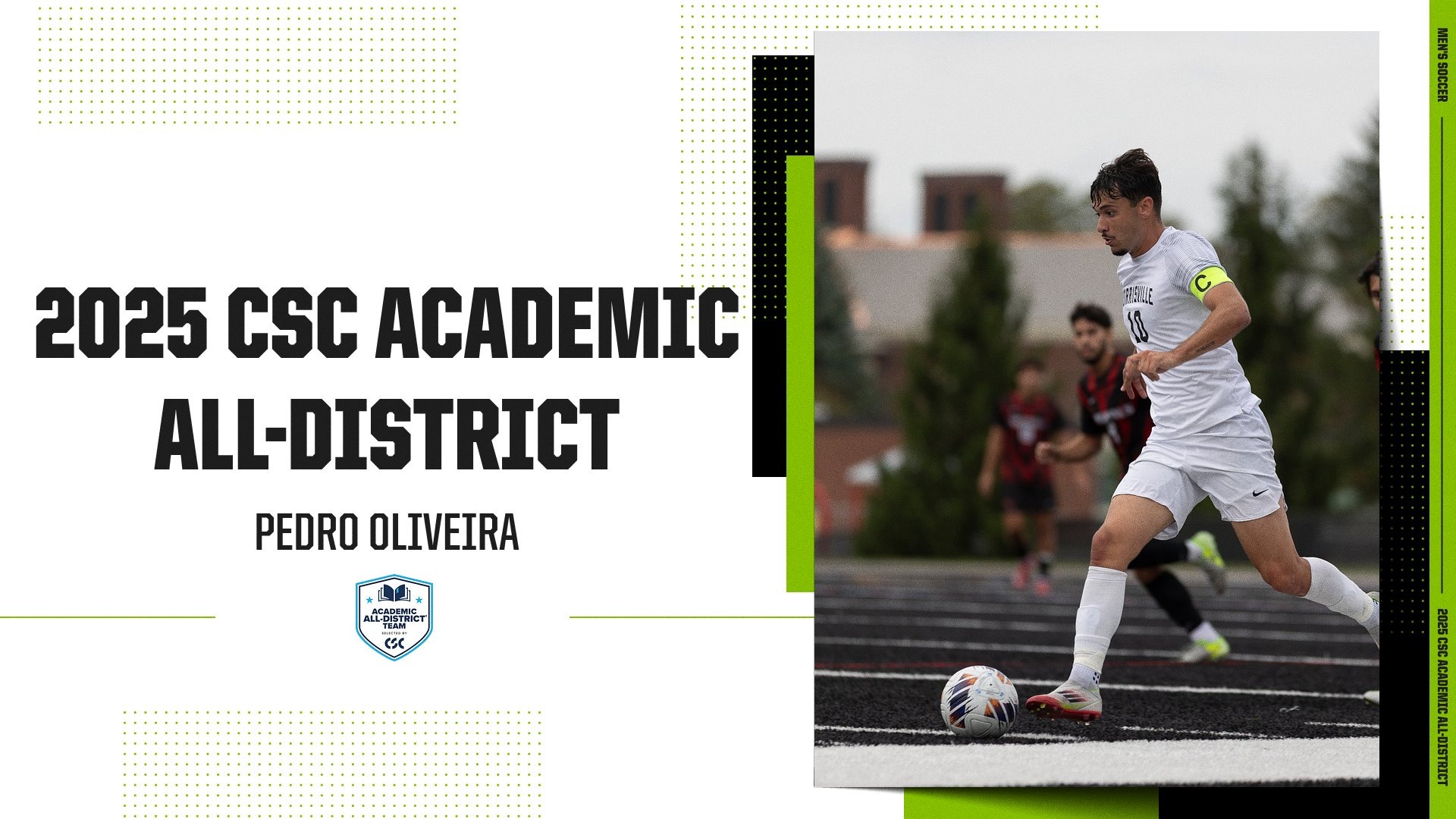 CSC Academic All-District - Men's Soccer 2025
