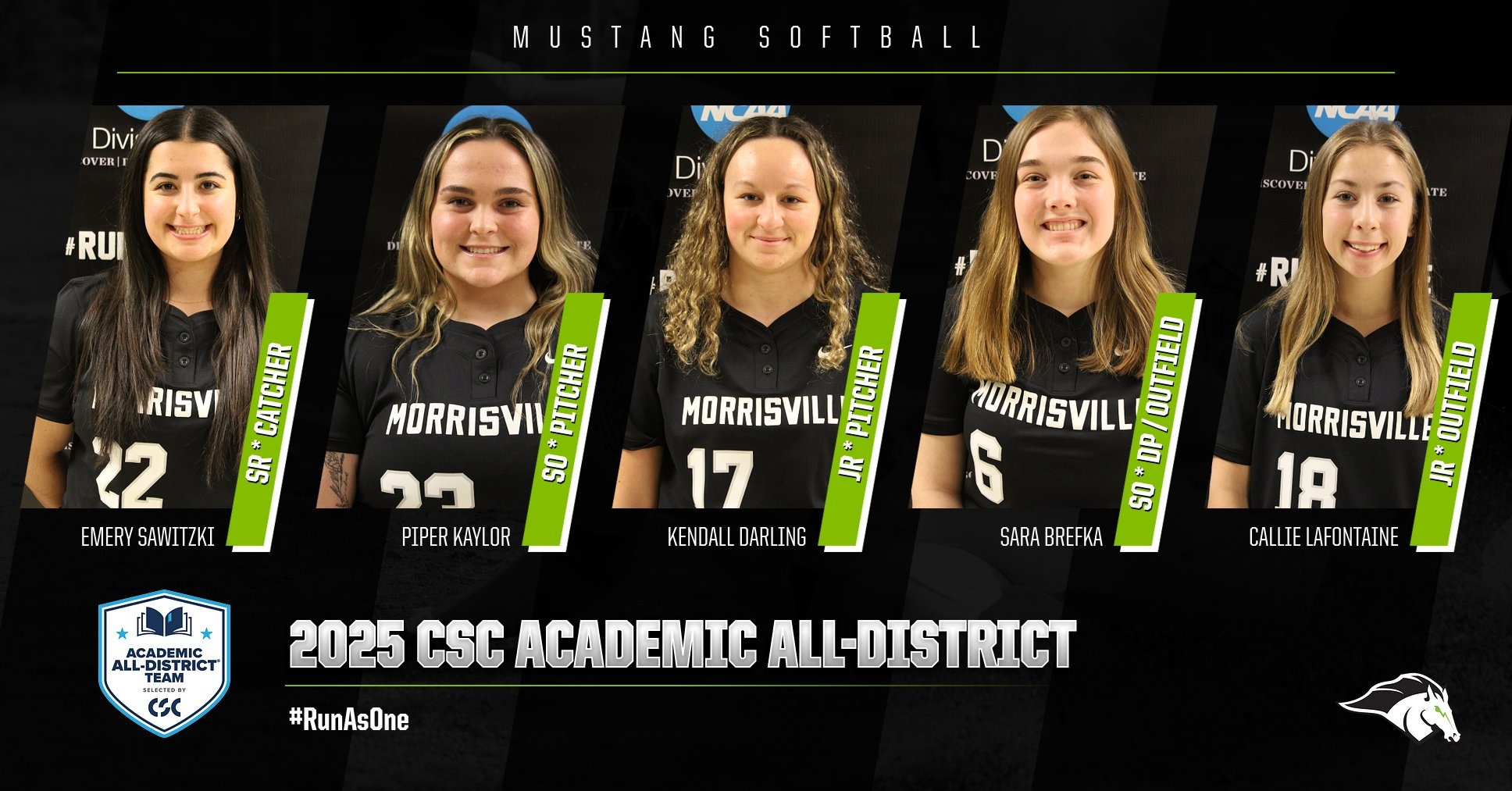 CSC Academic All-District Softball