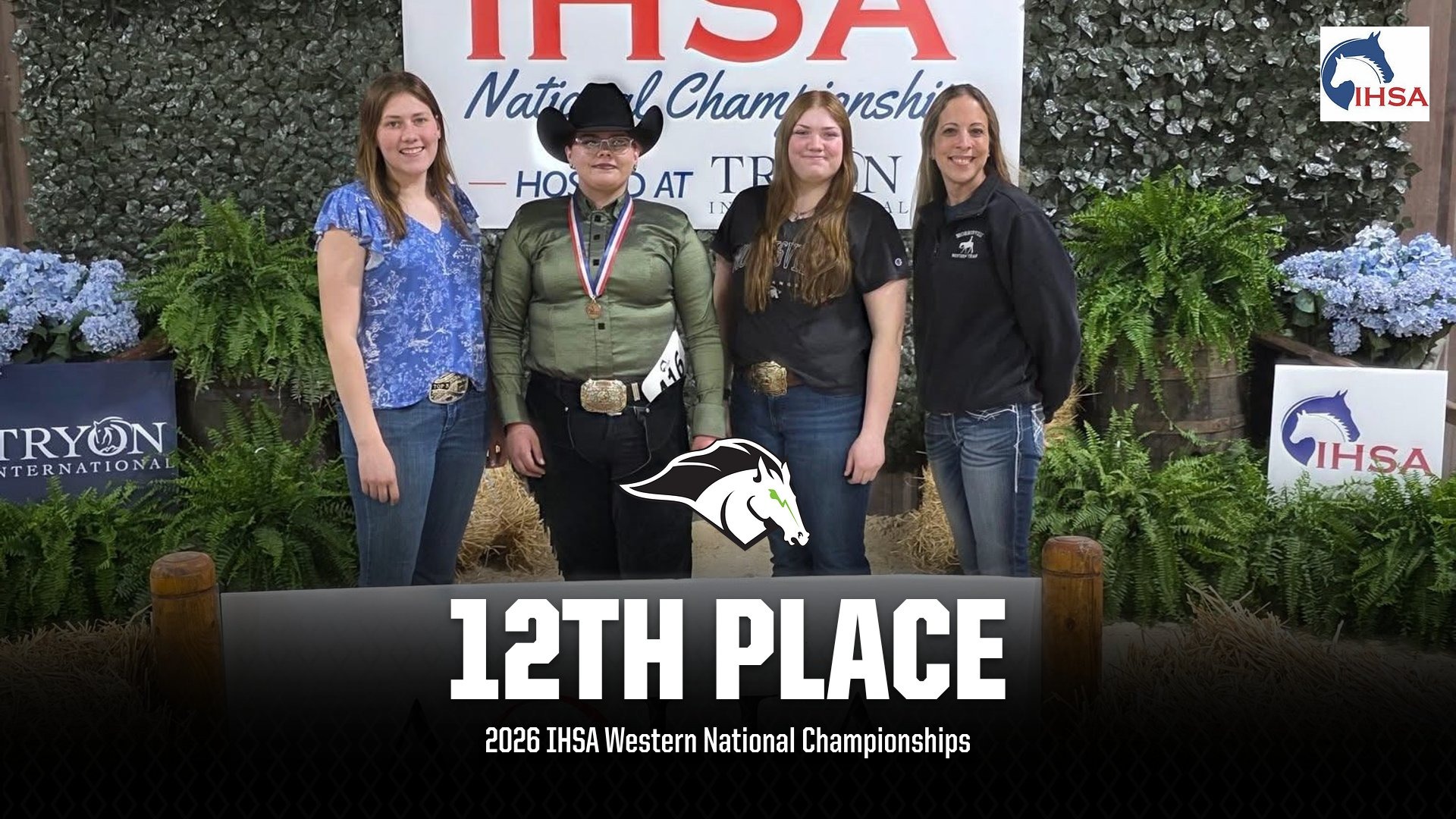 IHSA Western Championship Finals - Marissa Bartholomew 12th place overall in open horsemanship