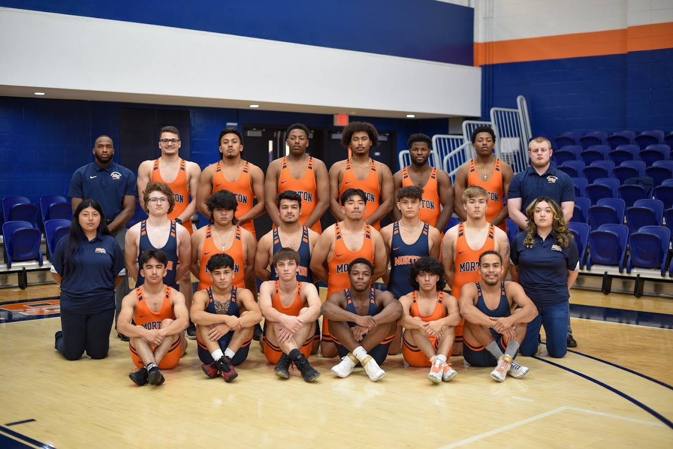 Mens wrestling team photo (2023-24)