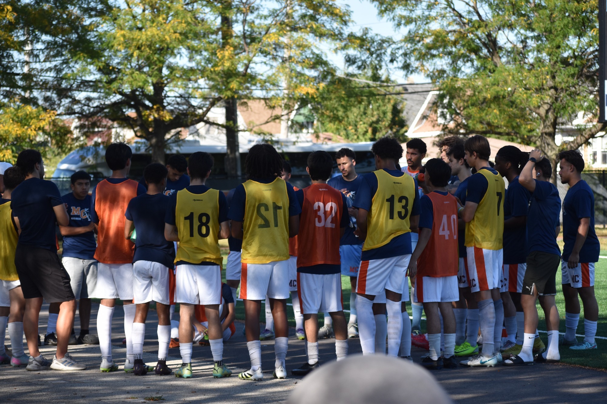 Mens soccer pregame pic 2025