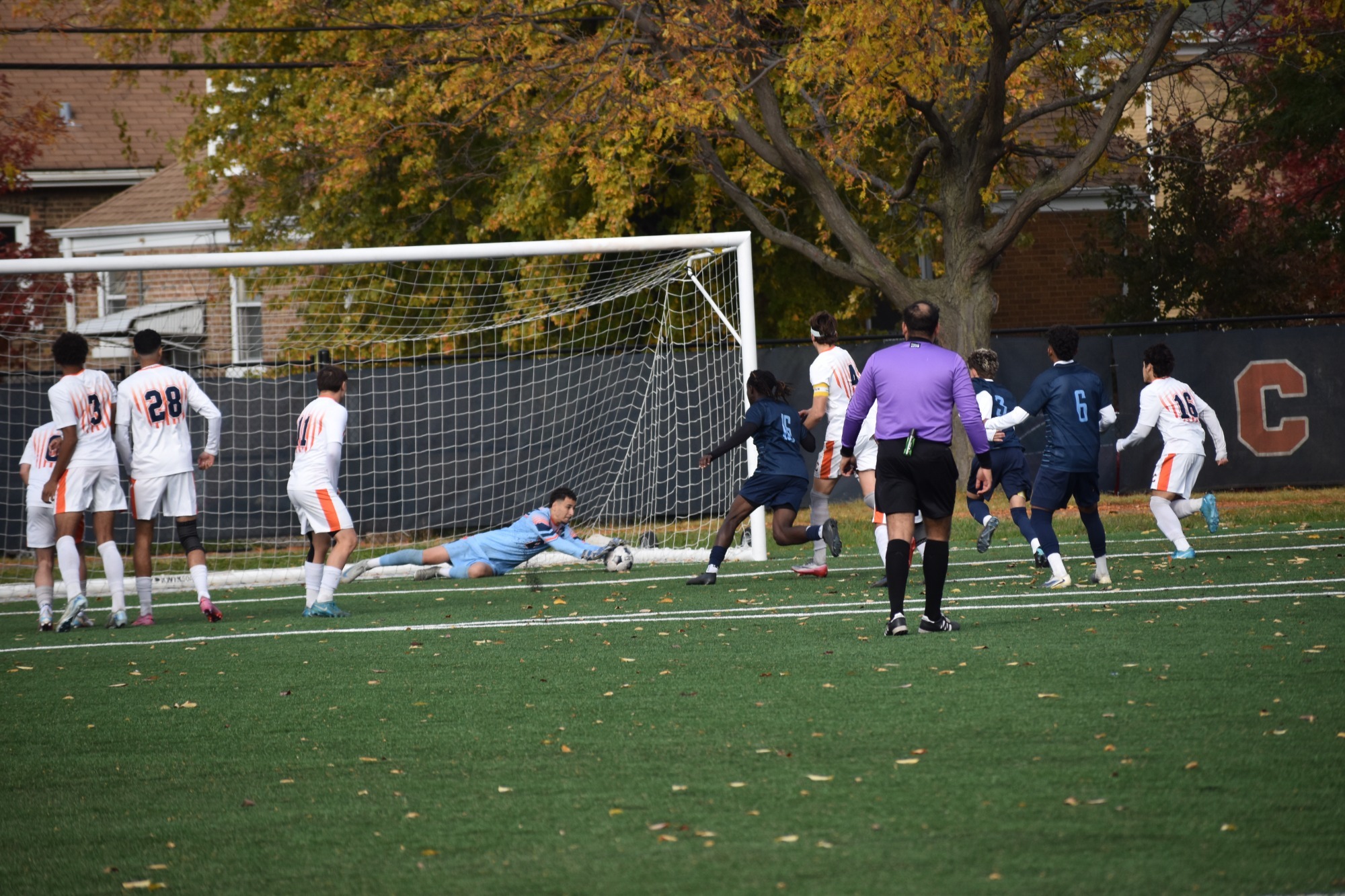 Big save vs Rock Valley