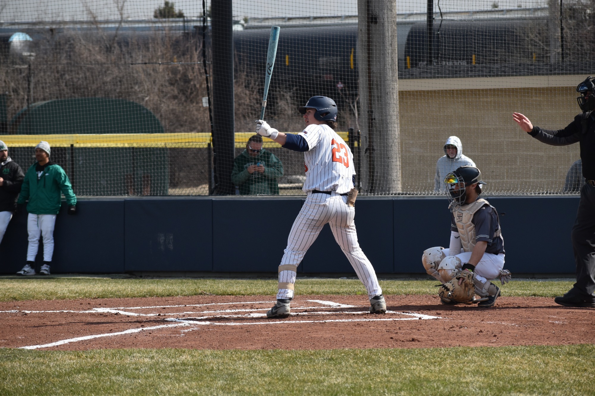 Coulson Reidel at bat