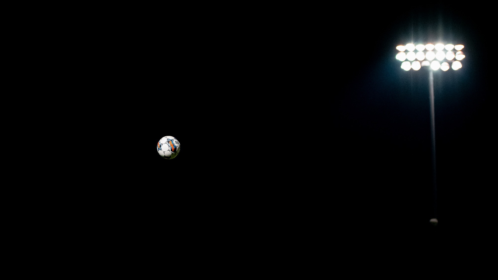 Soccer Ball Flying Thru the Air at Waldron 